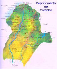 Hacer clic para ampliar el mapa de Córdoba con el antiguo límite sur.