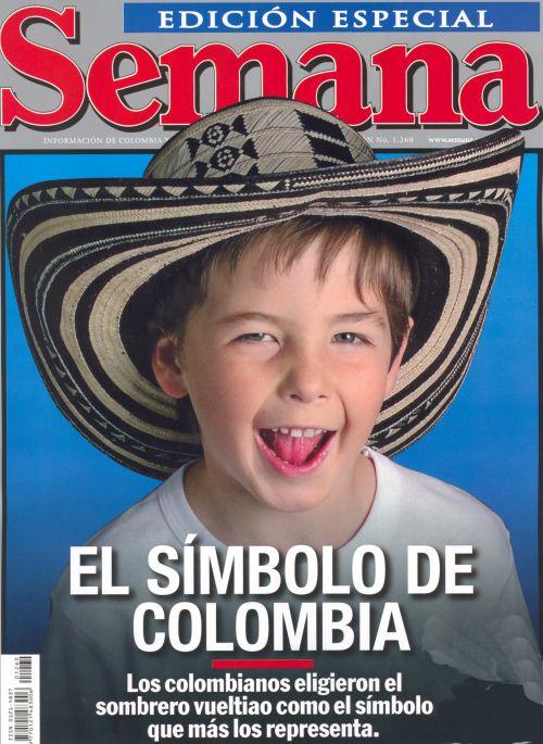 Portada de la revista Semana sobre la elección del Sombrero Vueltio como símbolo de Colombia.