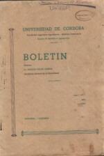 Primer Boletín de la Universidad de Córdoba