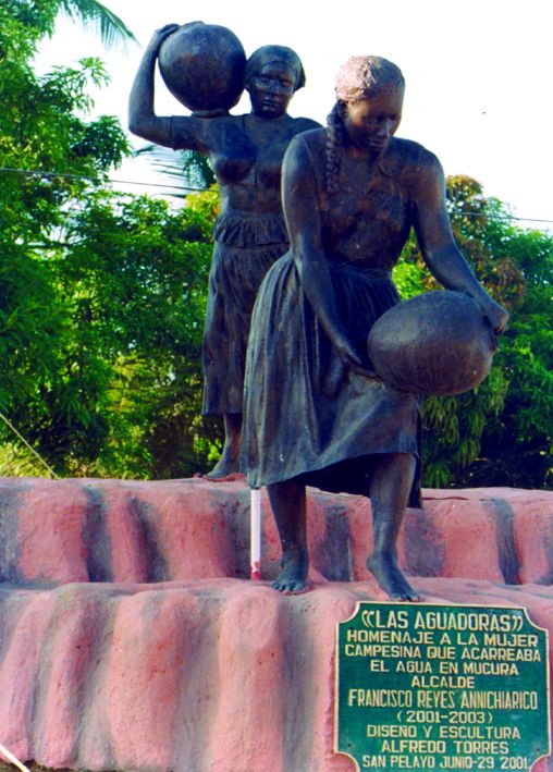 Monumento a las Aguadoras en San Pelayo