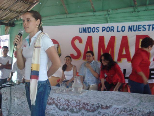 Fotos de la visita de Marta Sáenz a Momil