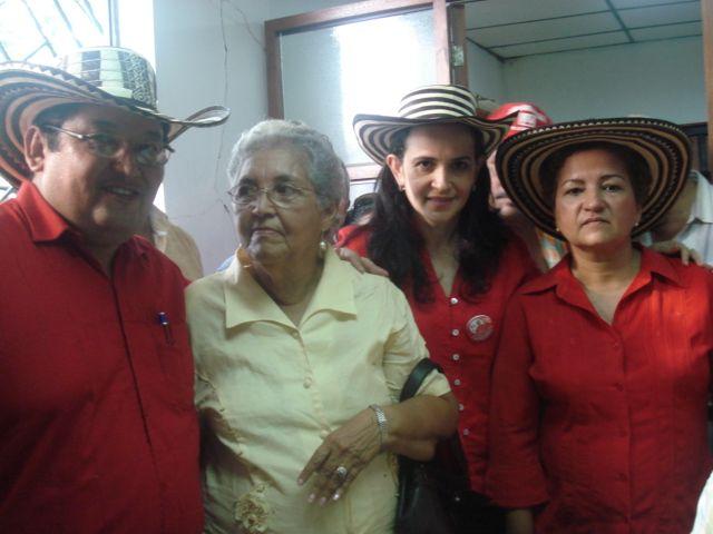 Fotos de la Visita de Marta Sáenz a San Andrés de Sotavento
